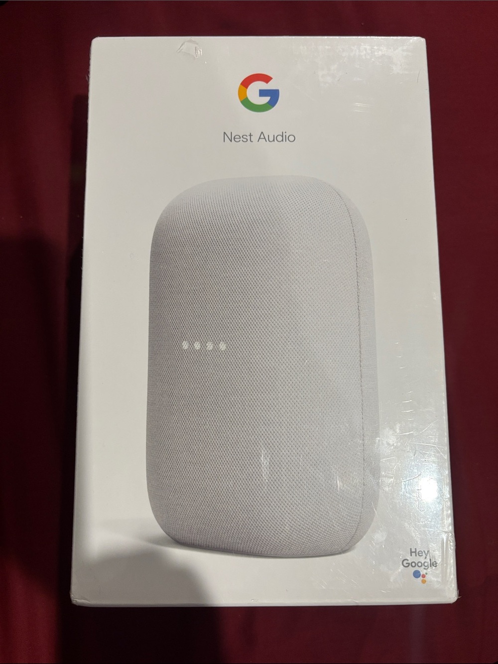 Google Nest Audio Smart Speaker - Chalk White Fabric